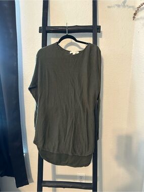 Michael Kors Olive Green Long Sleeve Tee